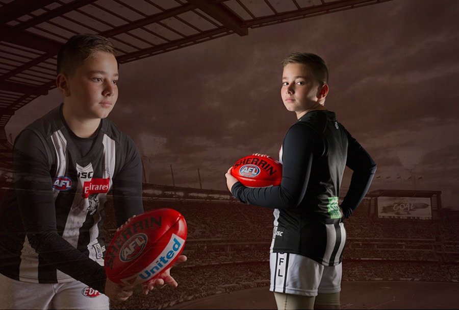 creative childrens portrait