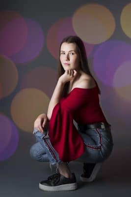 colour teen portrait