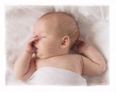 keep it super simple, white background newborn photos